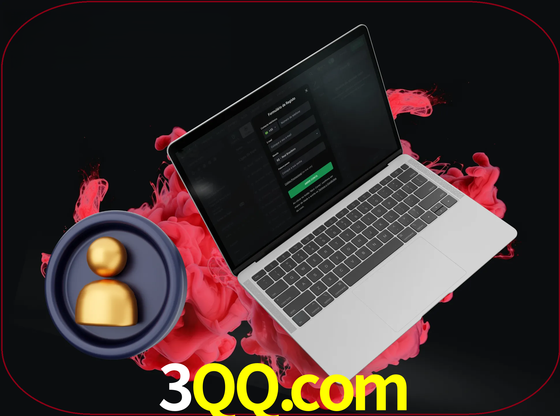 No cabeçalho do site 3qq, clique no botão que o levará a um formulário especial onde terá de introduzir as suas informações actuais.